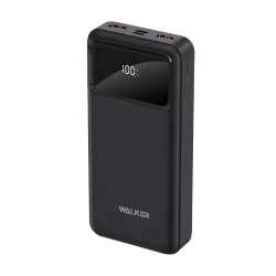 Повербанк (УМБ) внешний аккумулятор WALKER WB-620 20000mAh Черный (Black)